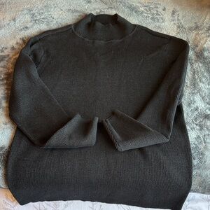 Womens Black cowl neck Sweater